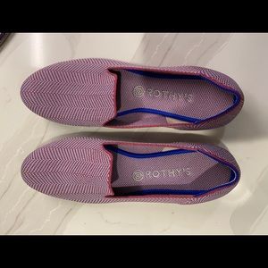 Rothy’s Amethyst Metallic loafers size 12